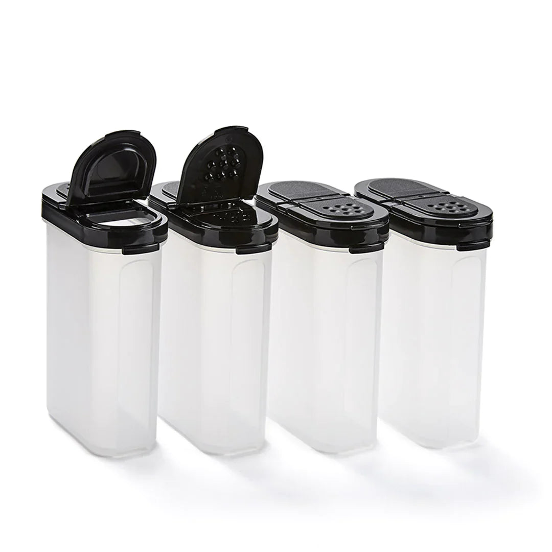 MODULAR MATE AIRTIGHT LARGE SPICE SET (SET OF 4) BLACK